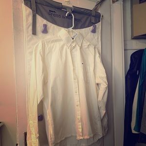 Men’s white/light yellow Tommy Hilfinger